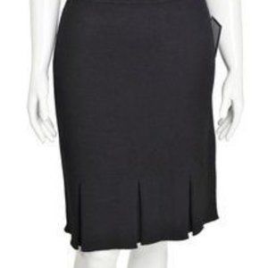 St John Knit -  'Santana' Box Pleat Skirt